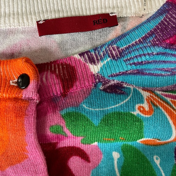 Red dressing rich sweater for the spring summer extra small - Picture 10 of 16